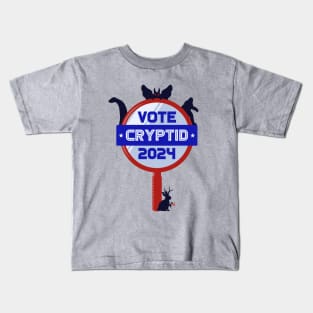 Vote Cryptid 2024 - election politics Kids T-Shirt